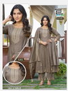 Sanju By Blue Hills Rayon Foil Printed Anarkali Kurti Set Suppliers In India